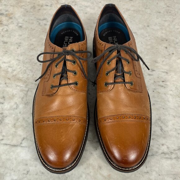 Men\'s Nunn Bush  Cap Toe Oxfords Tan Size 12 main image 6